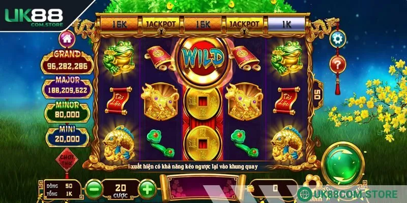 Thần tài mang tới cuộn quay 3D bắt mắt